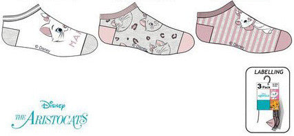 Disney Marie kaķa bērnu neredzamās zeķes 31/34