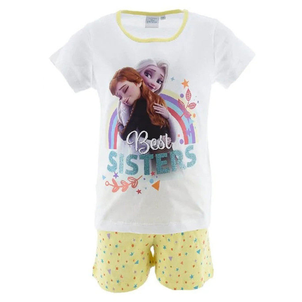 Disney Frozen labākās māsas balta bērnu īsā pidžama 5 gadi / 110 cm