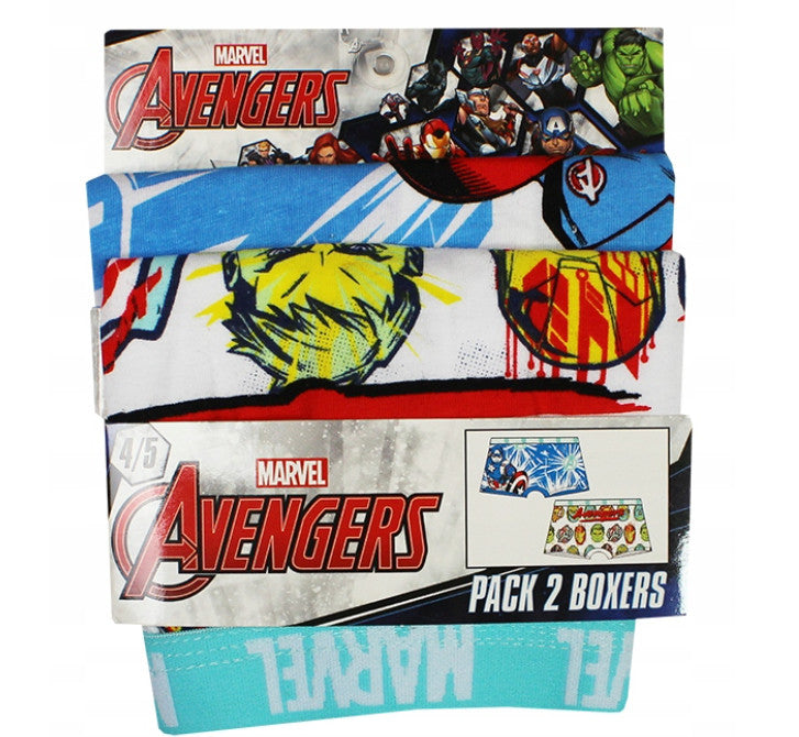 Avengers bērnu bokseršorti, 2 gab. iepakojumā, 4/5 gadi