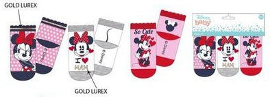 Disney Minnie mazuļu zeķītes 0/6 mēneši