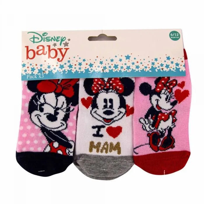 Disney Minnie mazuļu zeķītes 6/12 mēneši