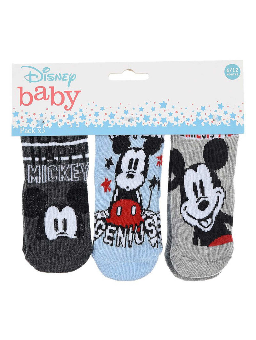 Disney Mickey mazuļu zeķītes 0/6 mēneši
