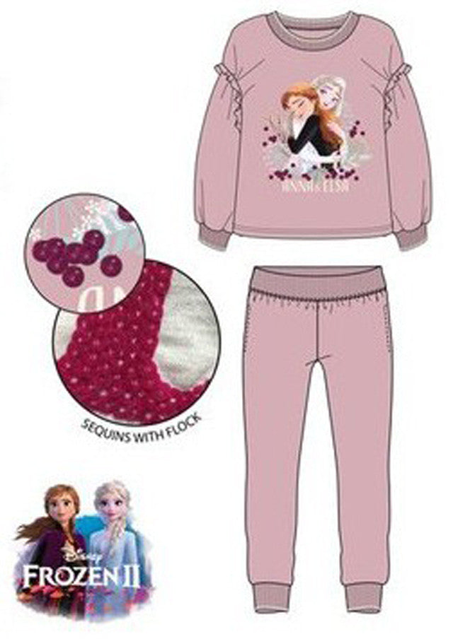Disney Frozen bērnu treniņtērps ar fliteriem, skriešanas komplekts 4 gadi