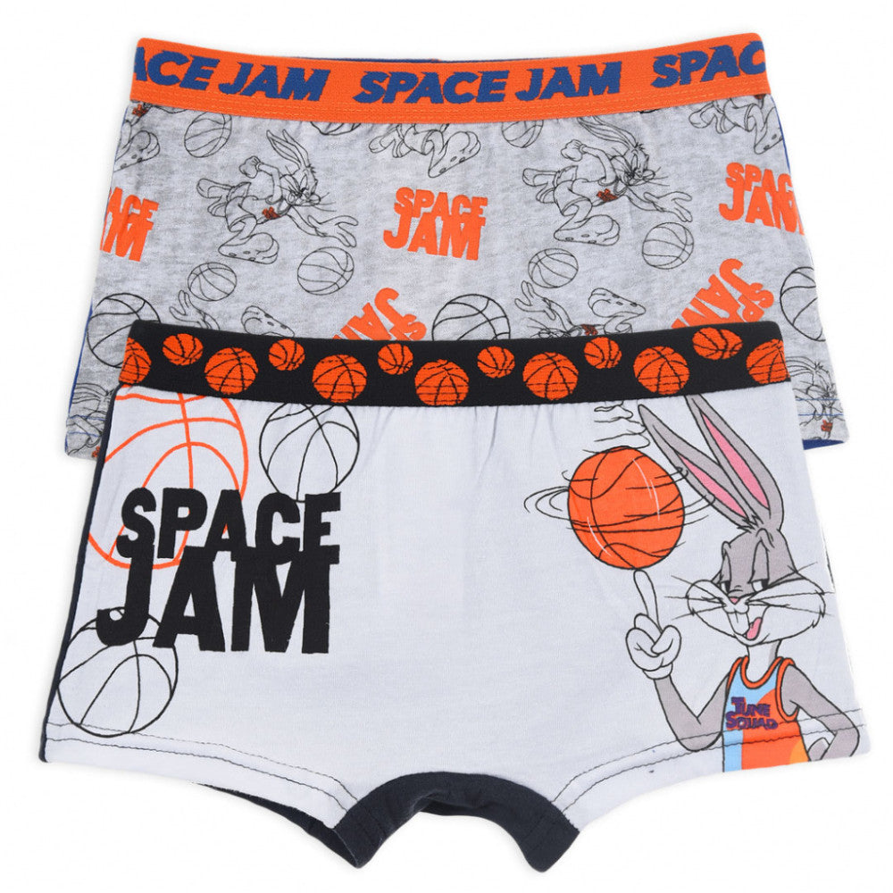 Looney Tunes kosmosa džems: jaunas Legacy bērnu bokseršortu biksītes, 2 gab. iepakojumā, 2/3 gadi