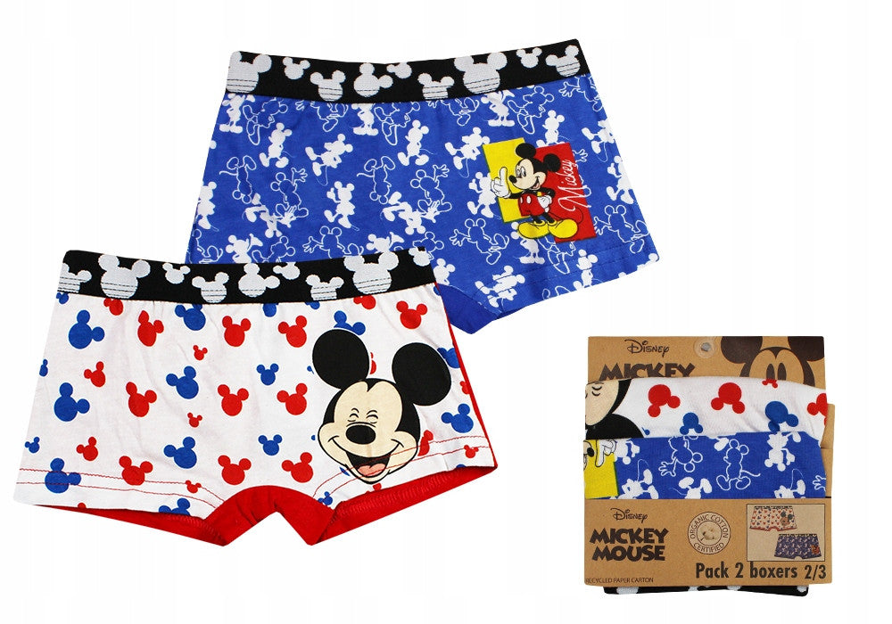 Disney Mickey bērnu bokseršorti 2 gab. iepakojumā 4/5 gadi
