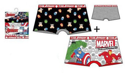 Avengers bērnu bokseršorti 2 gab./iepakojumā 2/3 gadi