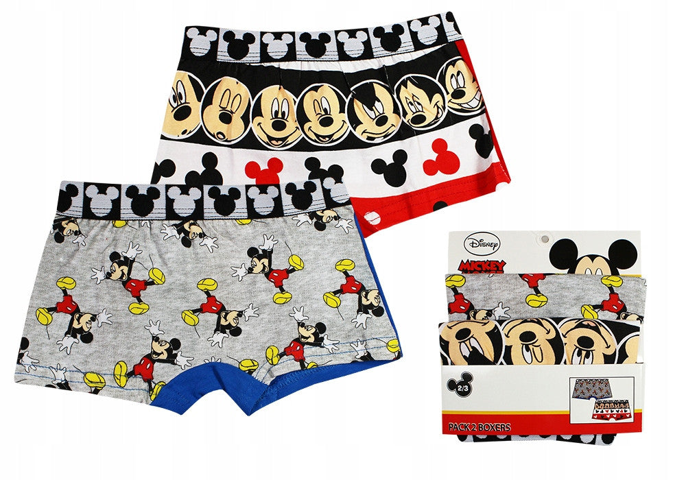 Disney Mickey bērnu bokseršorti, 2 gab. iepakojumā, 4/5 gadi