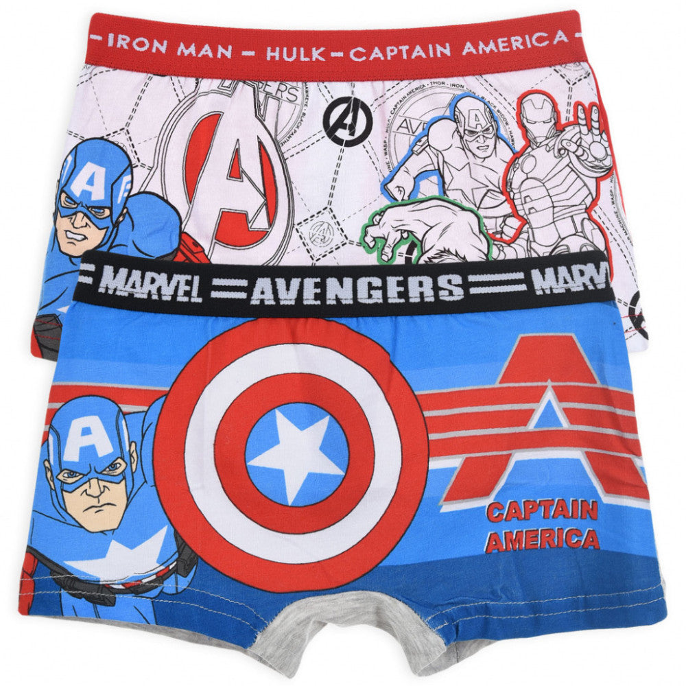 Avengers bērnu bokseršorti 2 gab. iepakojumā 4/5 gadi