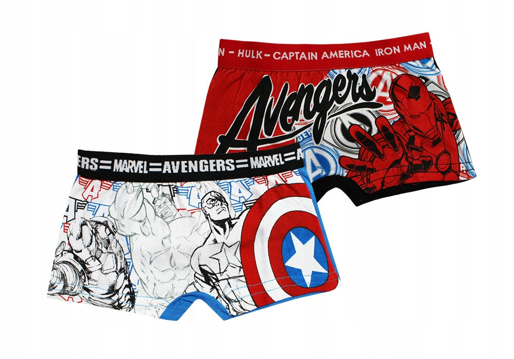 Avengers bērnu bokseršorti 2 gab. iepakojumā 4/5 gadi