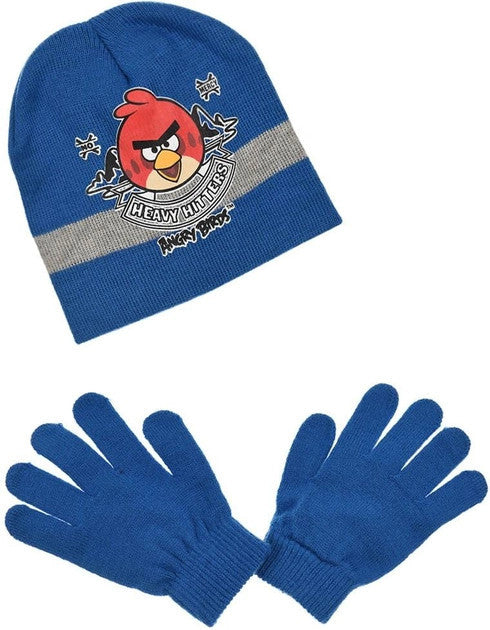 Angry Birds Heavy Hitters bērnu cepures + cimdu komplekts 54 cm