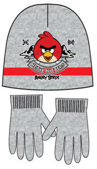 Angry Birds Heavy Hitters bērnu cepures + cimdu komplekts 52 cm