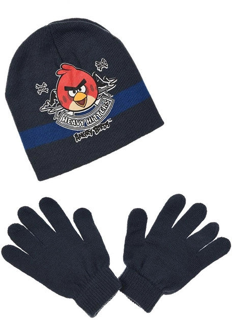 Angry Birds Heavy Hitters bērnu cepures + cimdu komplekts 54 cm