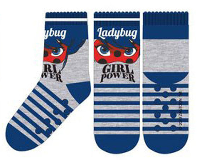 Miraculous Ladybug Girl Power bērnu biezās neslīdošās zeķes 27/30