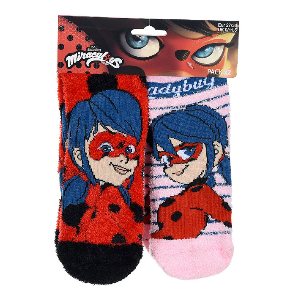 Miraculous Ladybug bērnu biezās pretslīdes zeķes 27/30