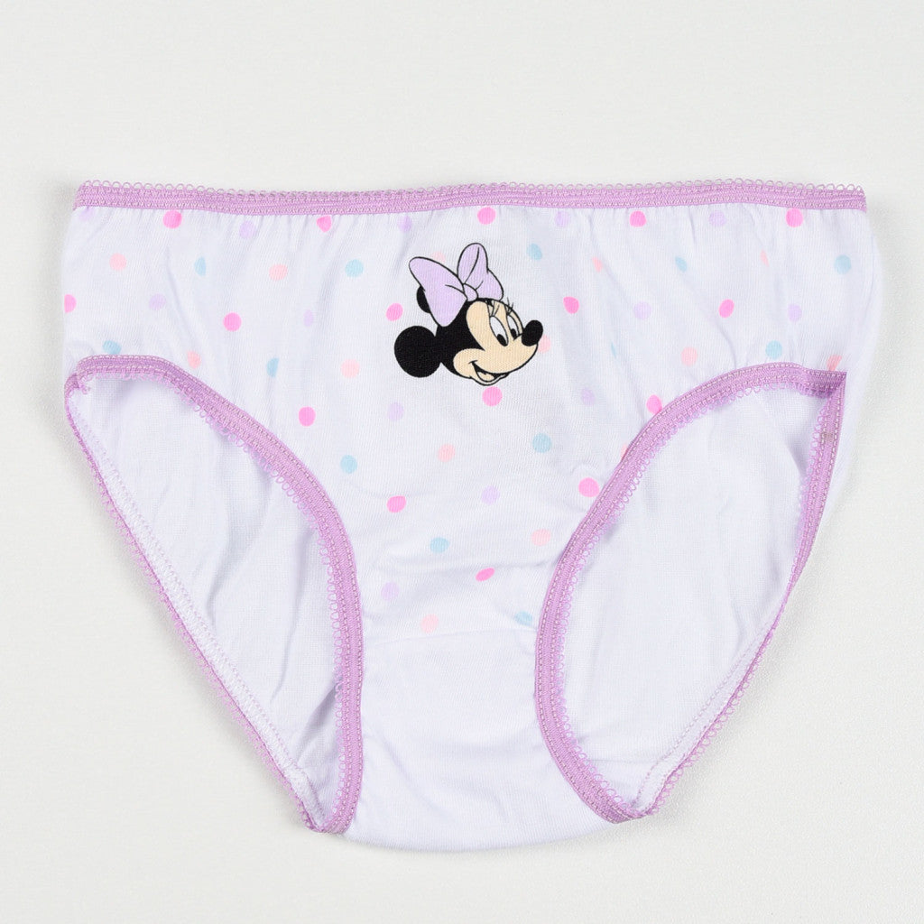Disney Minnie Purple Dots bērnu apakšveļa, biksītes 3 gab./iepakojumā 5-6 gadi / 110-116 cm