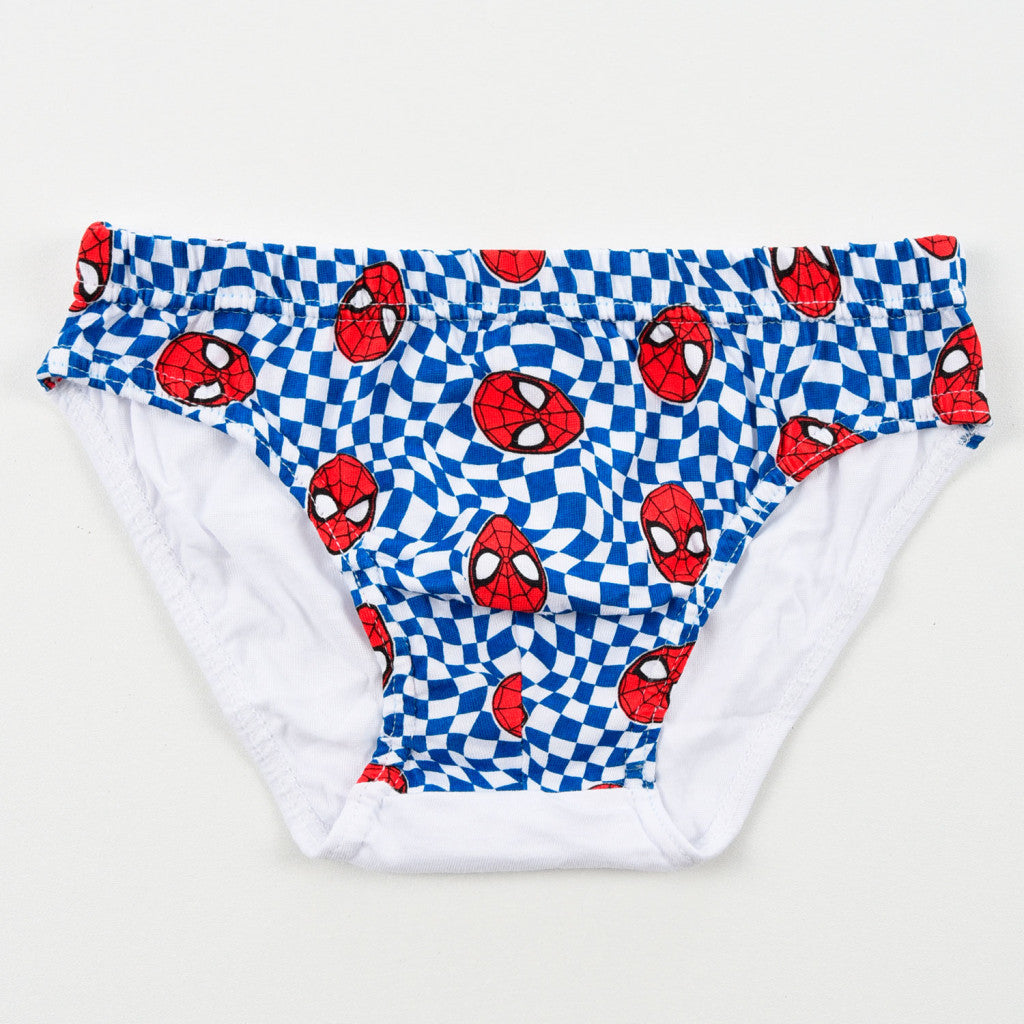 Zirnekļcilvēka rūtainā bērnu apakšbikses, apakšdaļa, 3 gab. iepakojumā 5-6 gadi / 110-116 cm