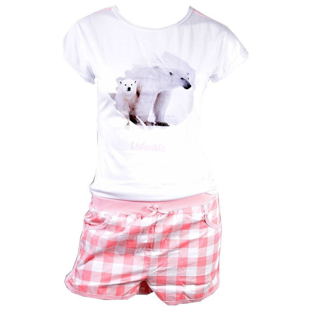 Ushuaia Pink Polar Bear sieviešu īsā pidžama L