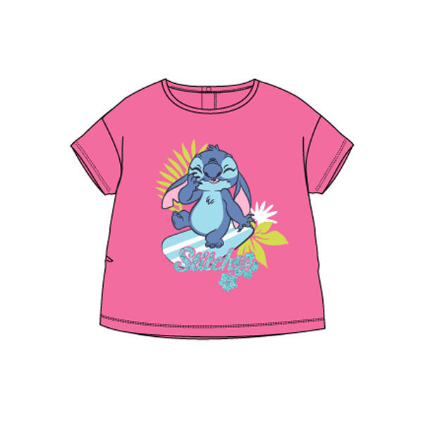 Disney Lilo un Stitch Surf bērnu T-krekls, topiņš, 12 mēneši