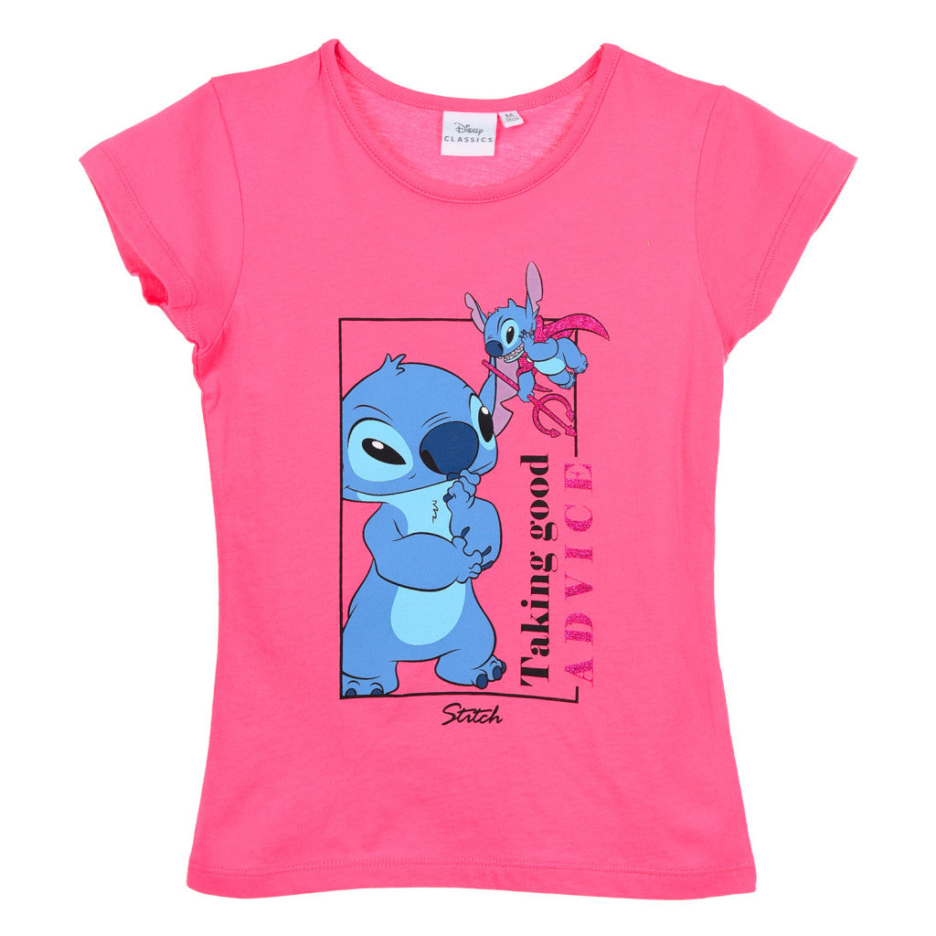 Disney Lilo un Stitch Advice bērnu īsais T-krekls, 8 gadi