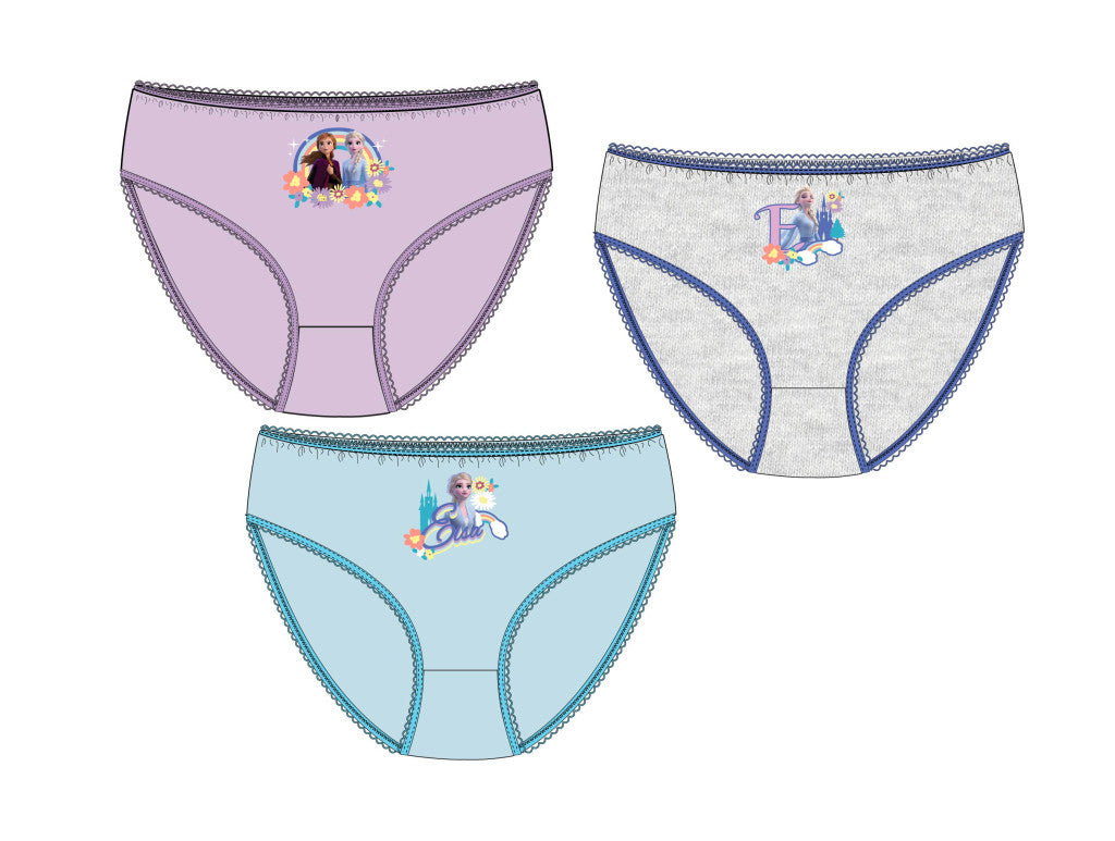 Disney Frozen bērnu apakšveļa, biksītes 3 gab./iepakojums 3/4 gadi