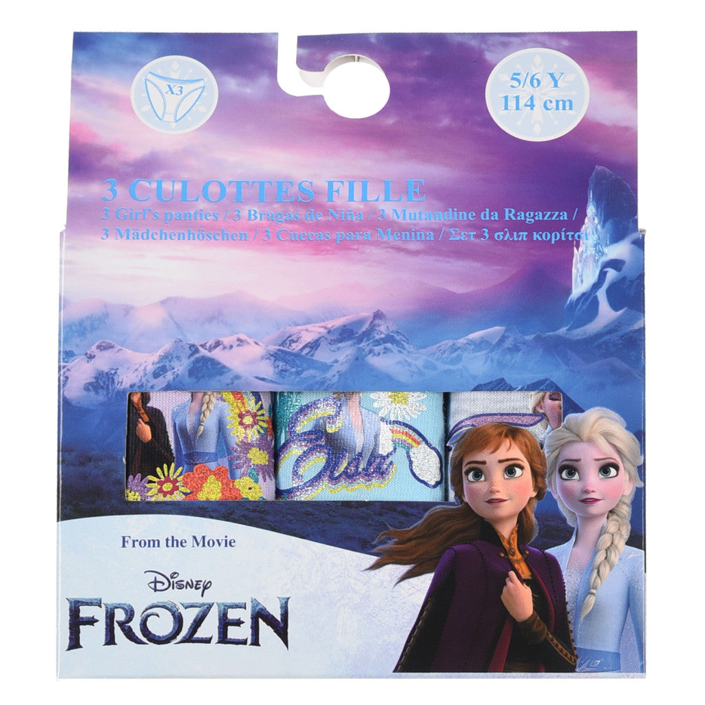 Disney Frozen bērnu apakšveļa, biksītes 3 gab./iepakojumā 6/8 gadi
