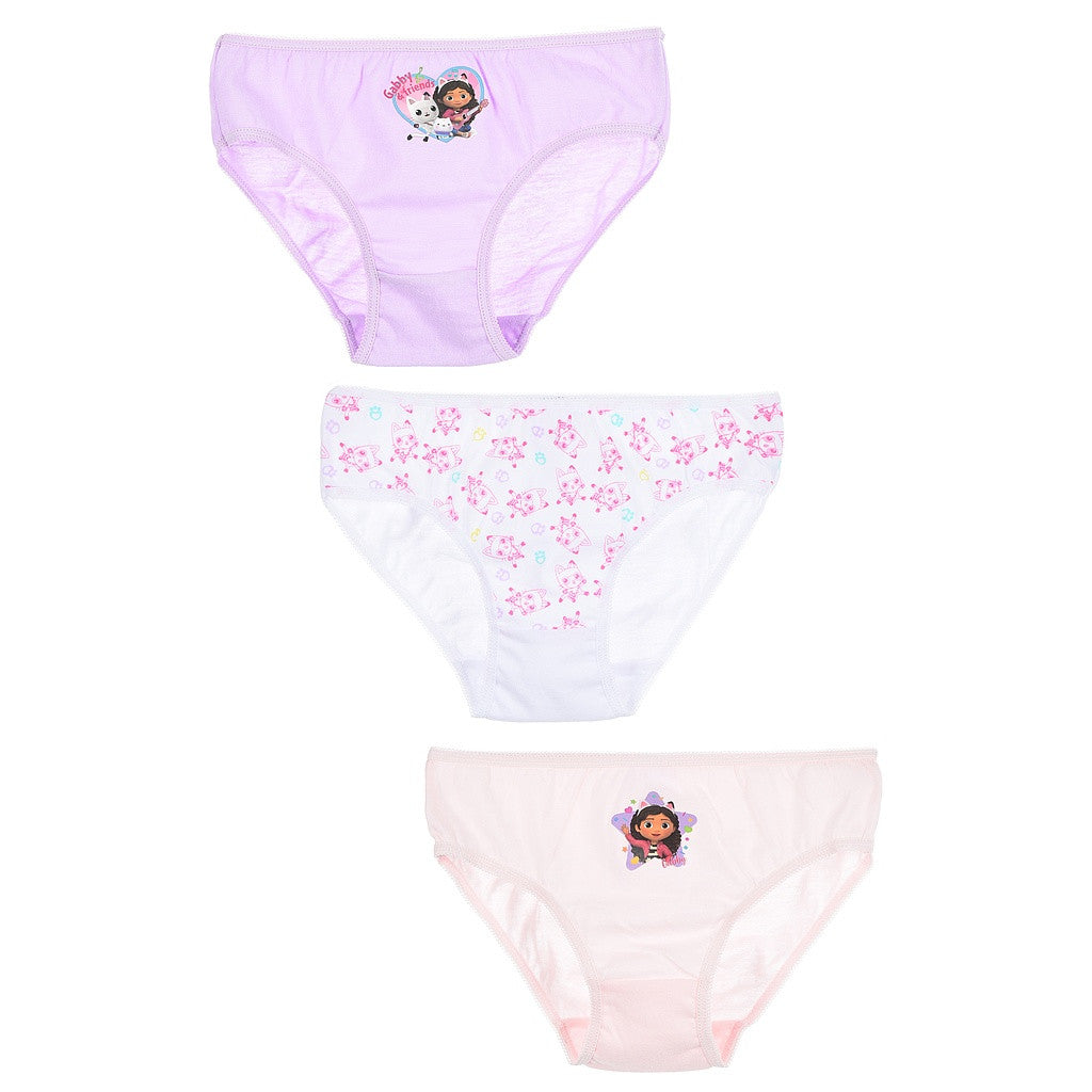 Gabby's Dollhouse bērnu apakšveļa, biksītes (3 gab./iepakojums) 5/6 gadi