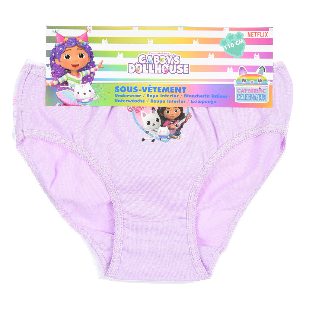Gabby's Dollhouse bērnu apakšveļa, biksītes (3 gab./iepakojums) 5/6 gadi