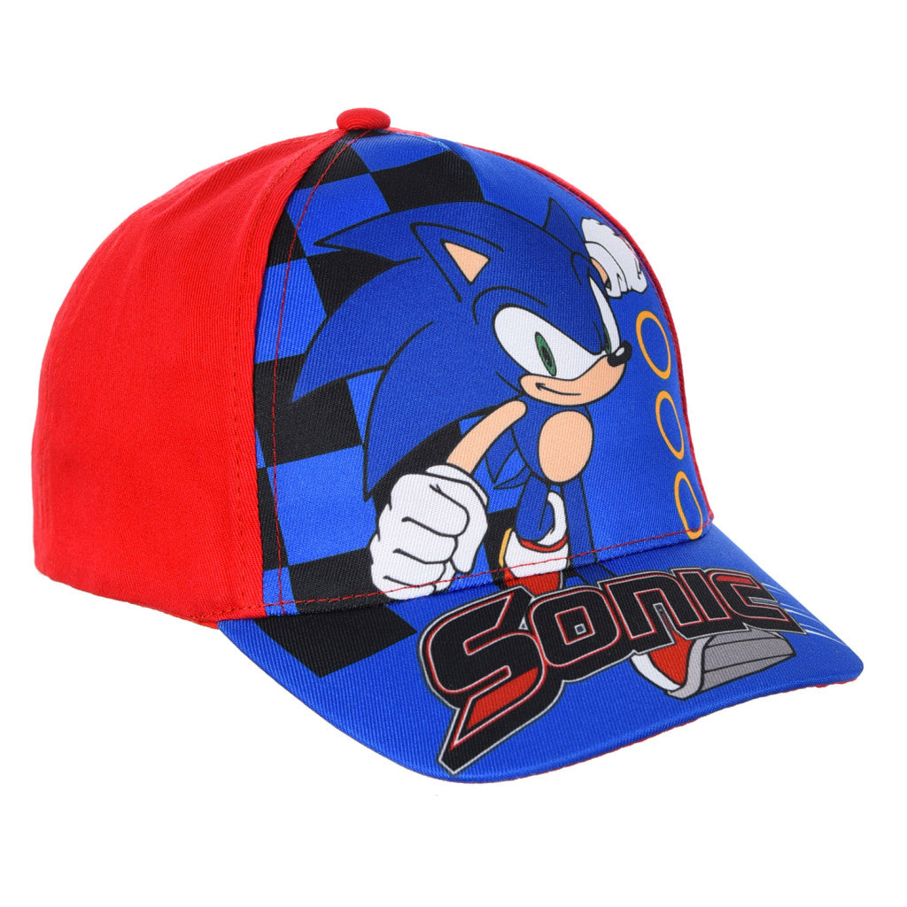 Sonic the Hedgehog sarkana bērnu beisbola cepure 54 cm
