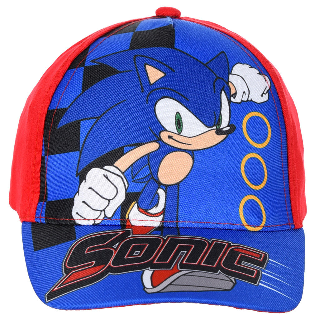Sonic the Hedgehog sarkana bērnu beisbola cepure 54 cm