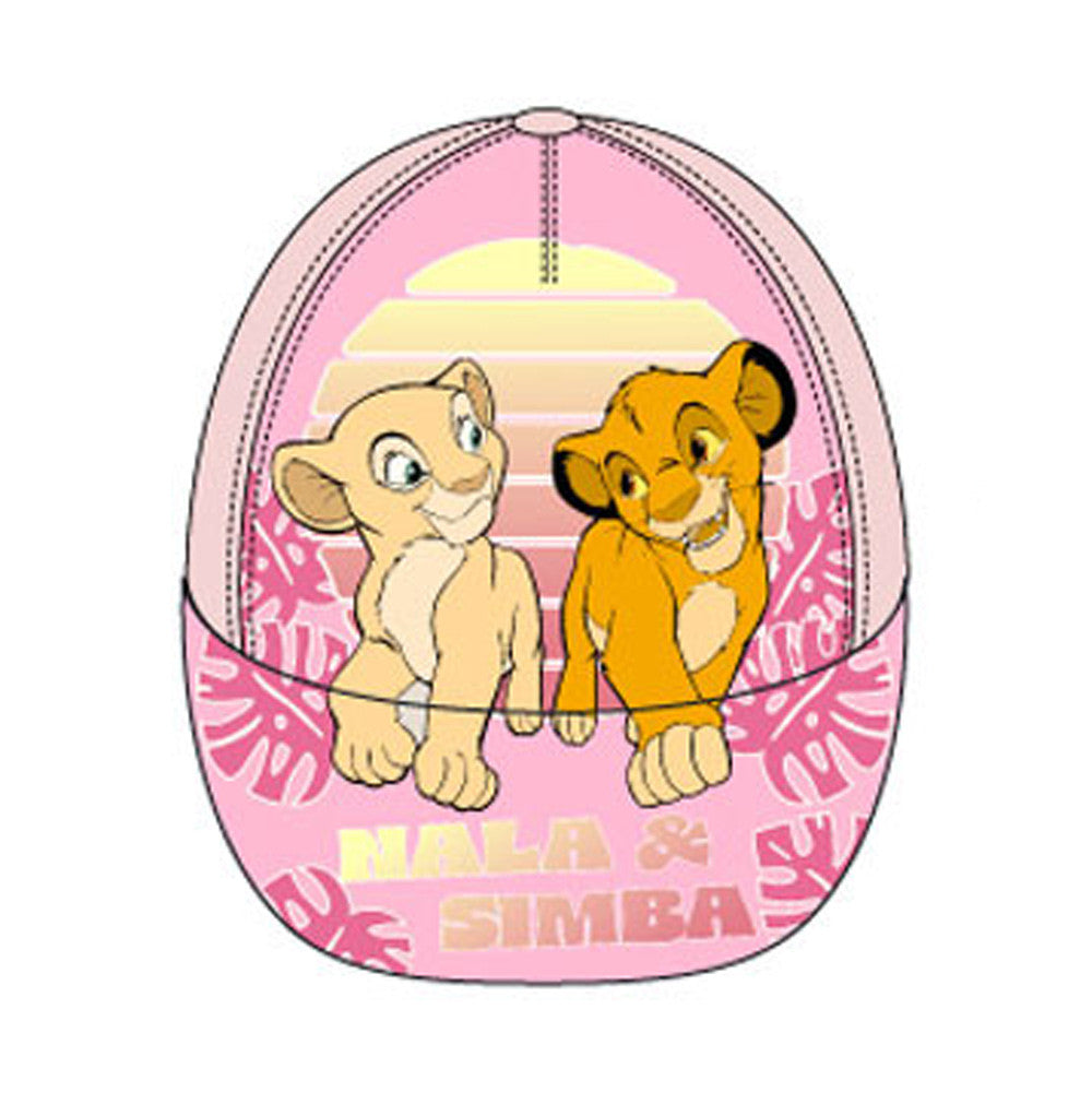Disney Lauvu karalis Nala gaiši rozā bērnu beisbola cepure 54 cm