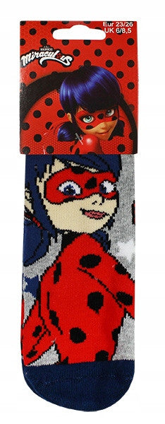 Miraculous Ladybug bērnu biezās neslīdošās zeķes 27/30