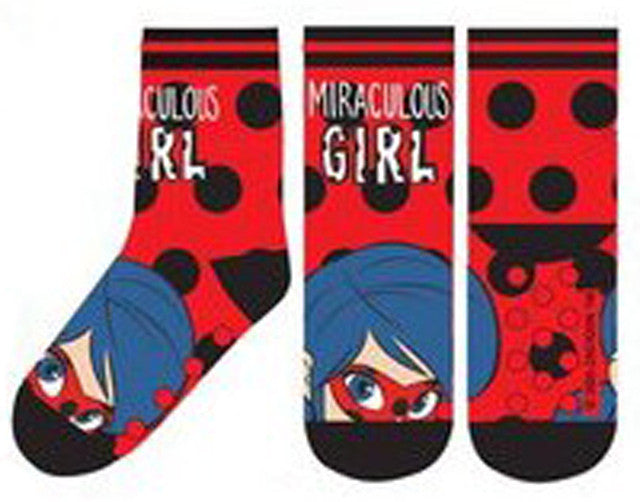 Miraculous Ladybug bērnu biezās pretslīdes zeķes 23/26