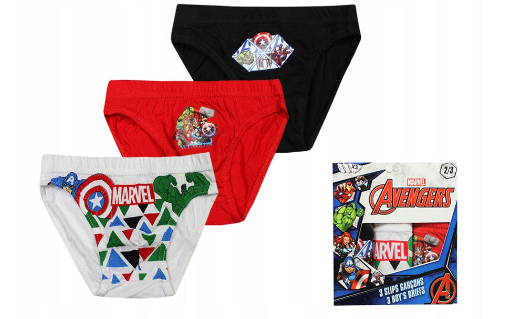 Avengers bērnu apakšveļa, apakšdaļa, 3 gabali/iepakojumā 4/5 gadi