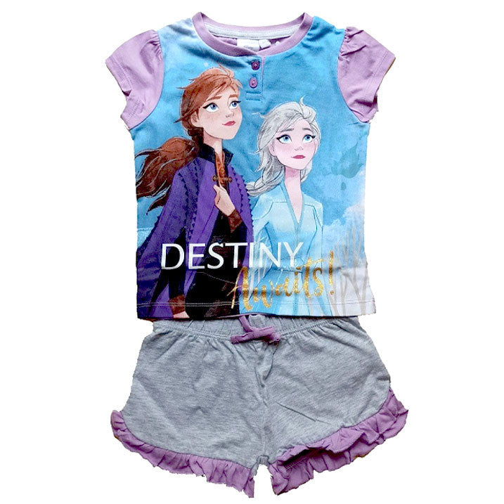 Disney Frozen bērnu īsā pidžama dāvanu kastītē 7 gadi