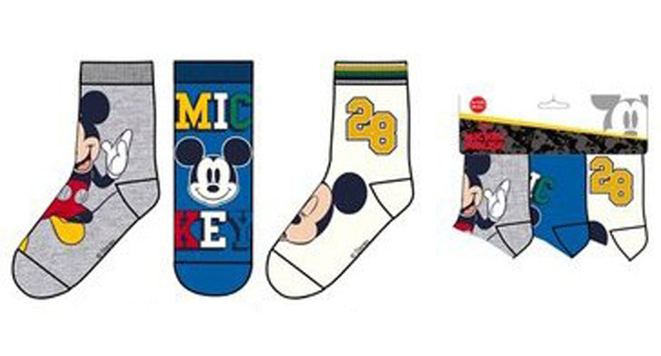 Disney Mickey Classic bērnu zeķes 23/26