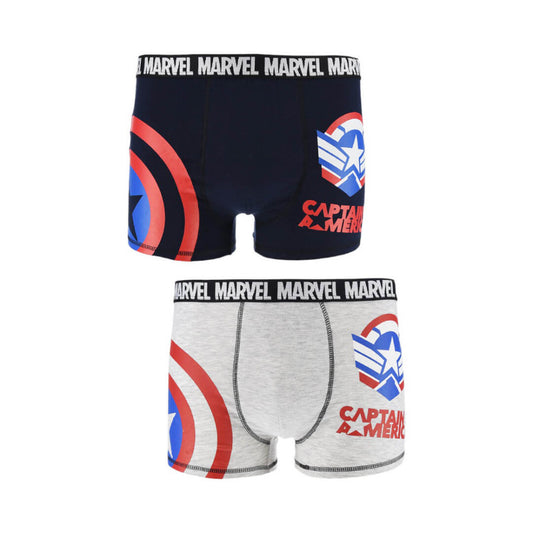 Atriebēji, Marvel, Kapteinis Amerika, vīriešu bokseršorti, 2 iepakojumā, XL