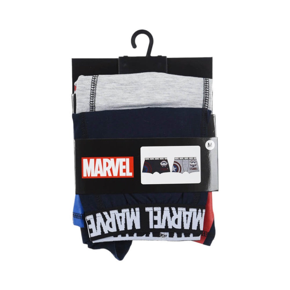 Atriebēji, Marvel, Kapteinis Amerika, vīriešu bokseršorti, 2 iepakojumā, XL
