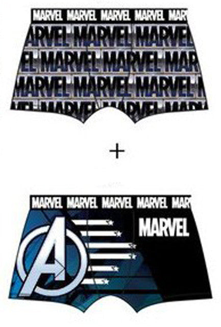 Vīriešu bokseršorti "Avengers" (2 gab./iepakojums) S izmērs