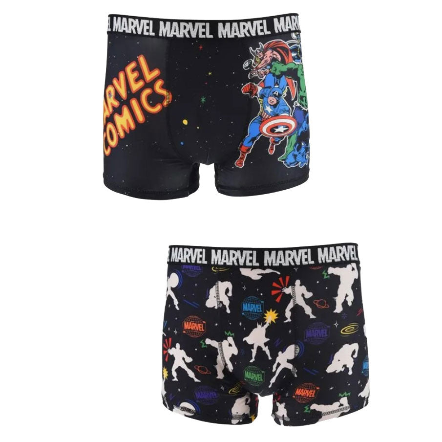 Vīriešu bokseršorti "Avengers: Marvel" (2 iepakojumā), L izmērs