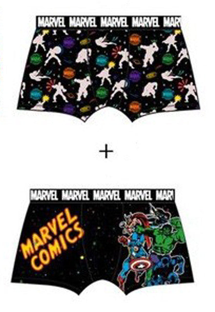 Vīriešu bokseršorti Avengers Marvel, 2 iepakojumā, S