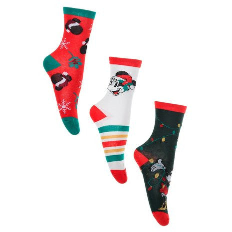 Disney Minnie Ziemassvētku sieviešu zeķes 36/38