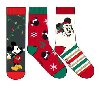 Disney Mikija Ziemassvētku vīriešu zeķes 36/40