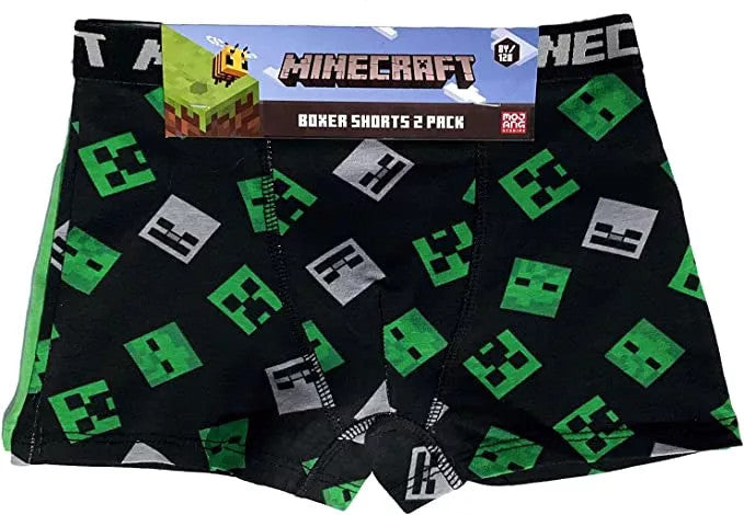 Minecraft bērnu bokseršorti, 2 gab. iepakojumā, 10 gadi