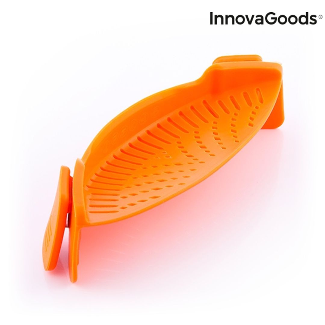 Silikona caurduris ēdiena turētājs, sietiņš lieka ūdens noliešanai