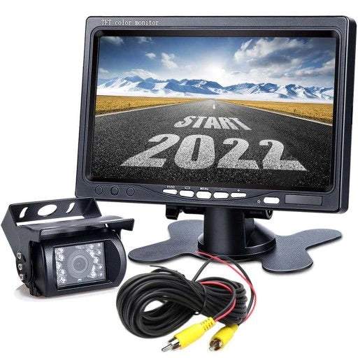 Atpakaļgaitas kamera ar 7 collu monitoru