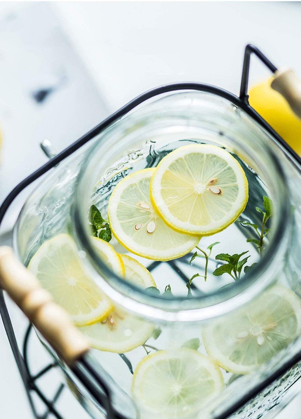 Stikla burka ar krānu 5L + statīvs