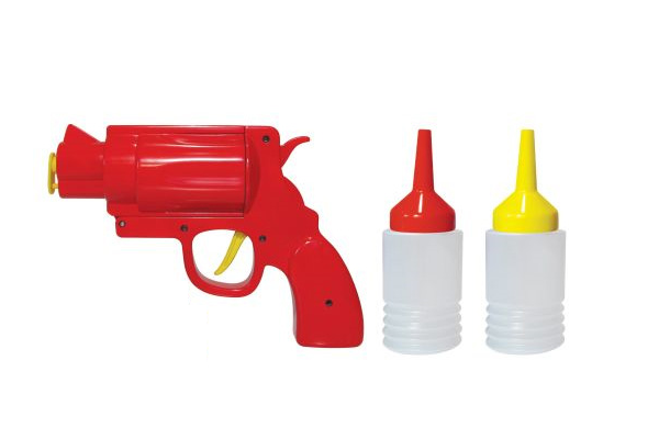 Mērču pistole ar diviem trauciņiem