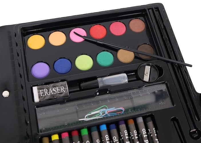 Zīmēšanas komplekts futrālī 86 gab