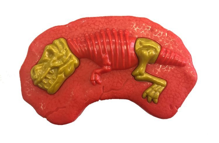 Uguns elpojošs dinozaurs