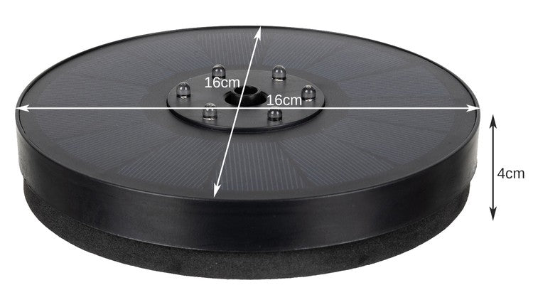 Led Saules dārza strūklaka